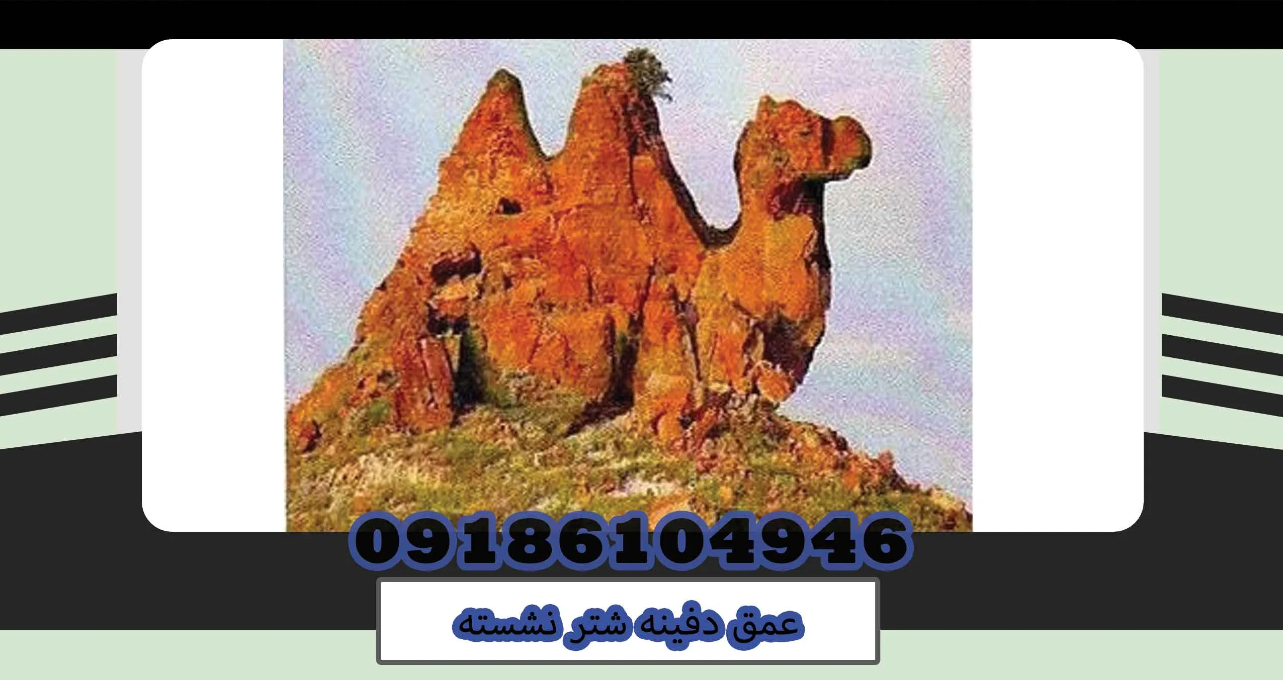 عمق دفینه شتر نشسته