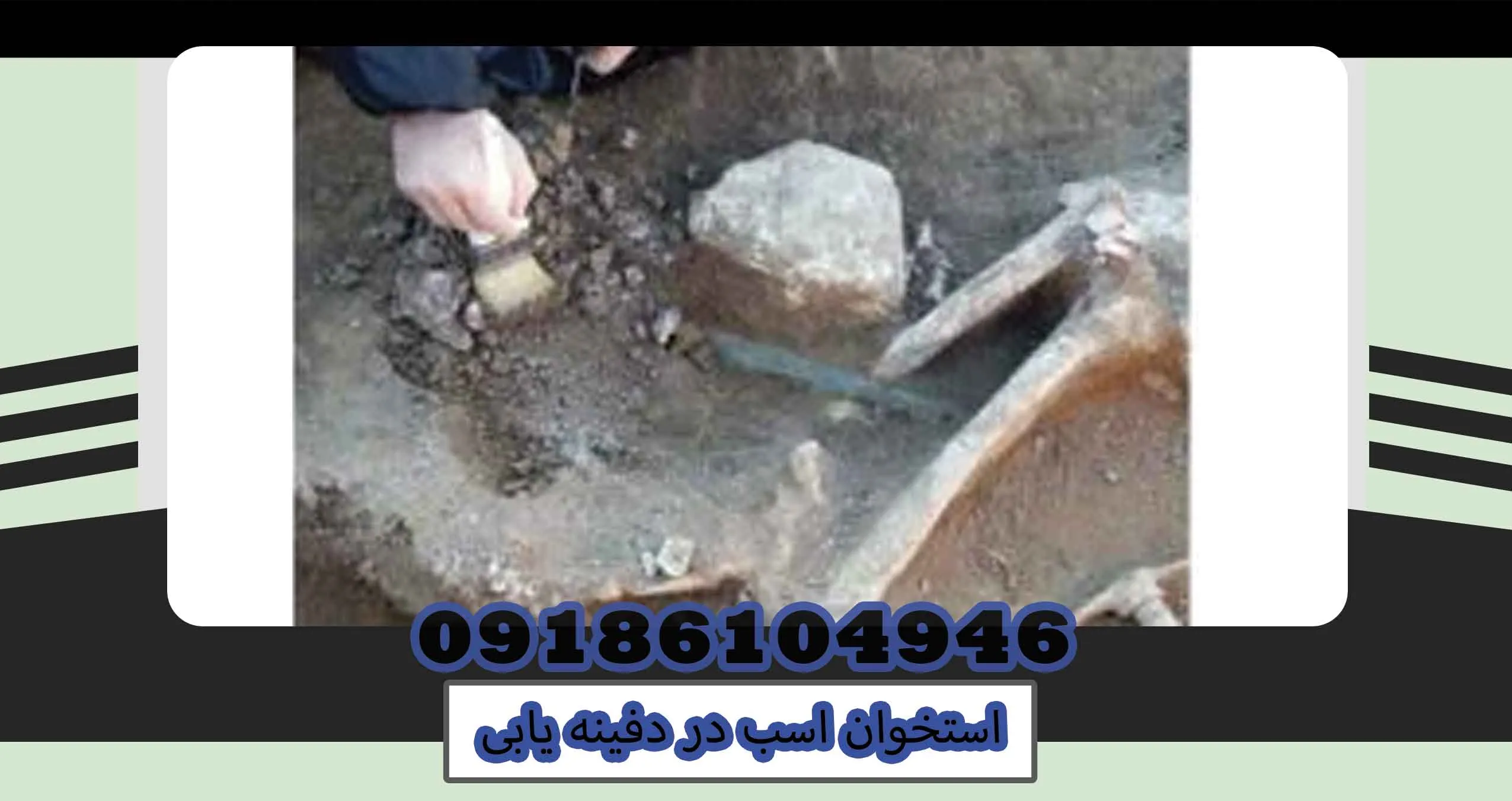 استخوان اسب در دفینه یابی